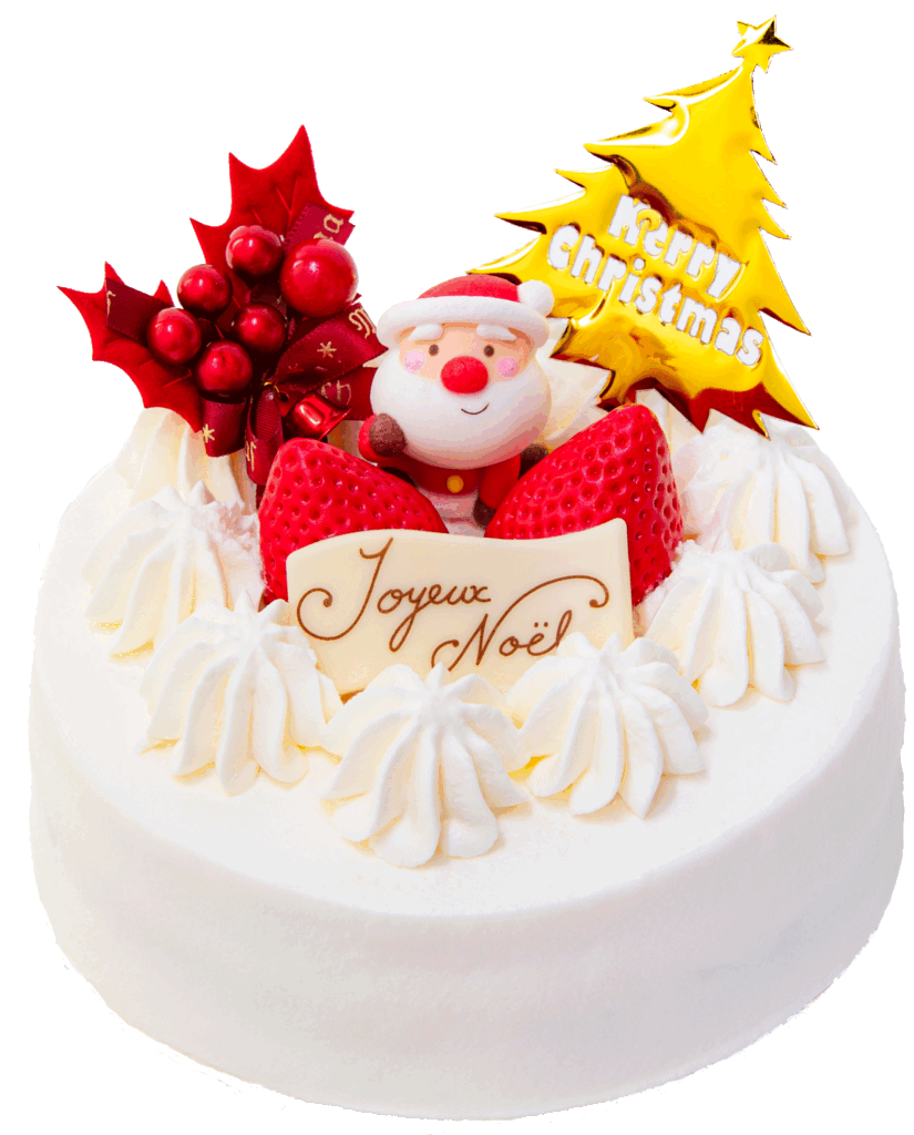 クリスマスケーキ「サンタの生クリーム」